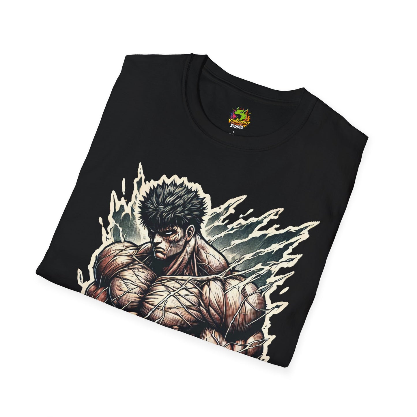 Motivational - UFC T Shirt | Unleash Fierce Confidence | Motivational UFC Tee with Baki Anime Influence - custom-made. limited stock. Order yours now and stand out with this exclusive piece!