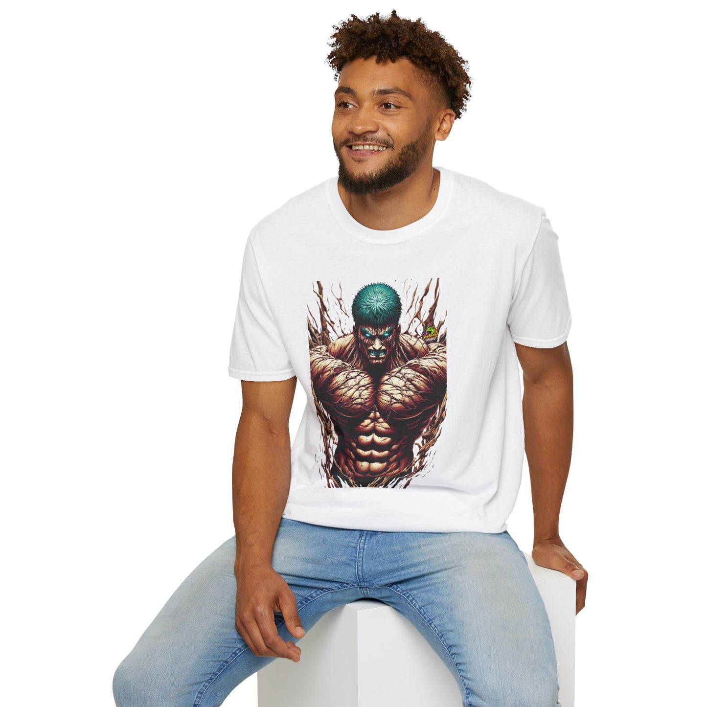 horror-themed apparel - UFC T Shirt | Unleash Fierce Confidence | UFC Tee with Baki Anime Inspiration for Fitness Enthusiasts - perfect for Halloween lovers. premium horror movie t-shirt for spooky occasions. Order yours now and stand out with this exclusive piece!