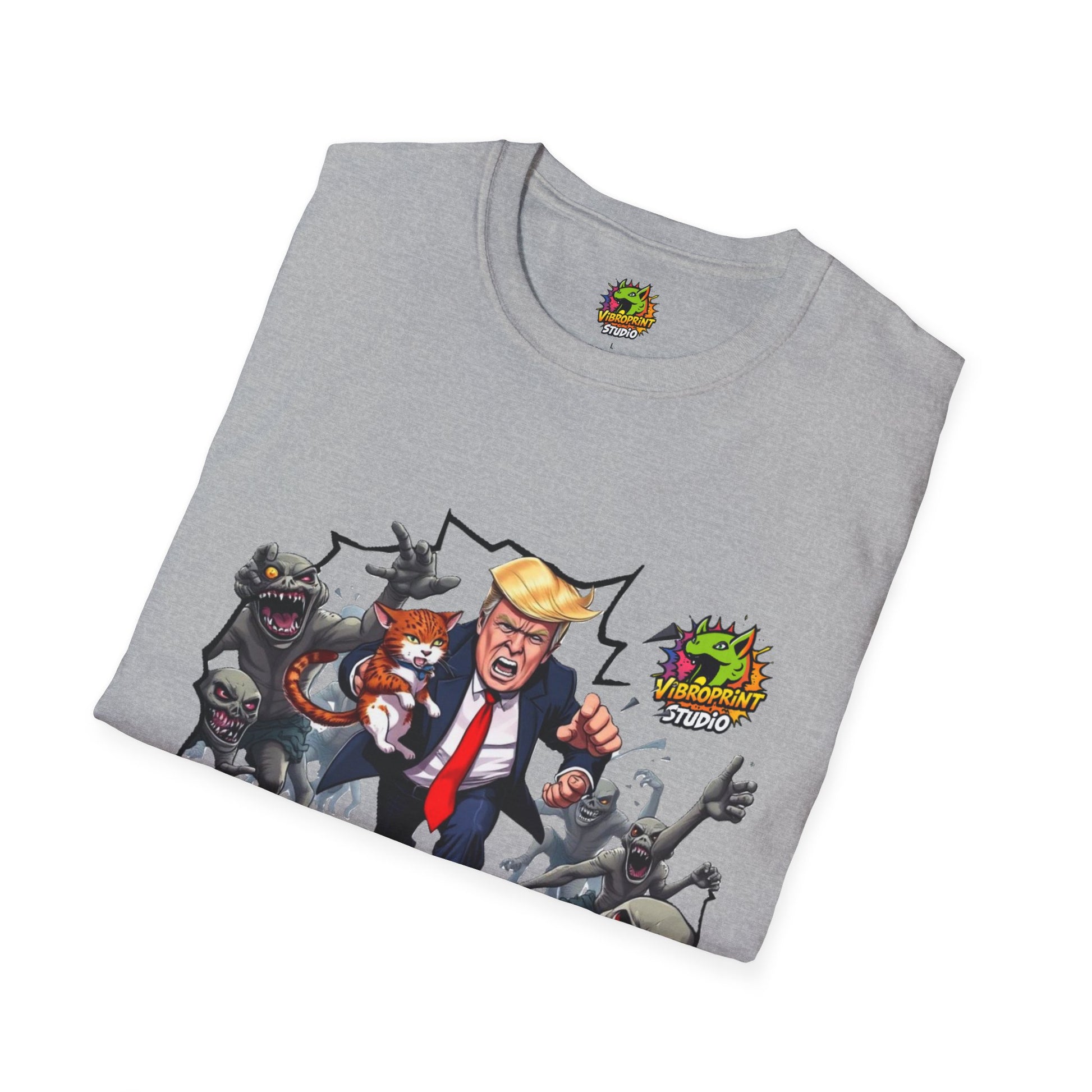 Cat - They're Eating the Dogs Shirt | Funny Cat and Dog Political Tee | Trump Election Satire T-Shirt - premium material. limited stock. Order yours now and stand out with this exclusive piece!