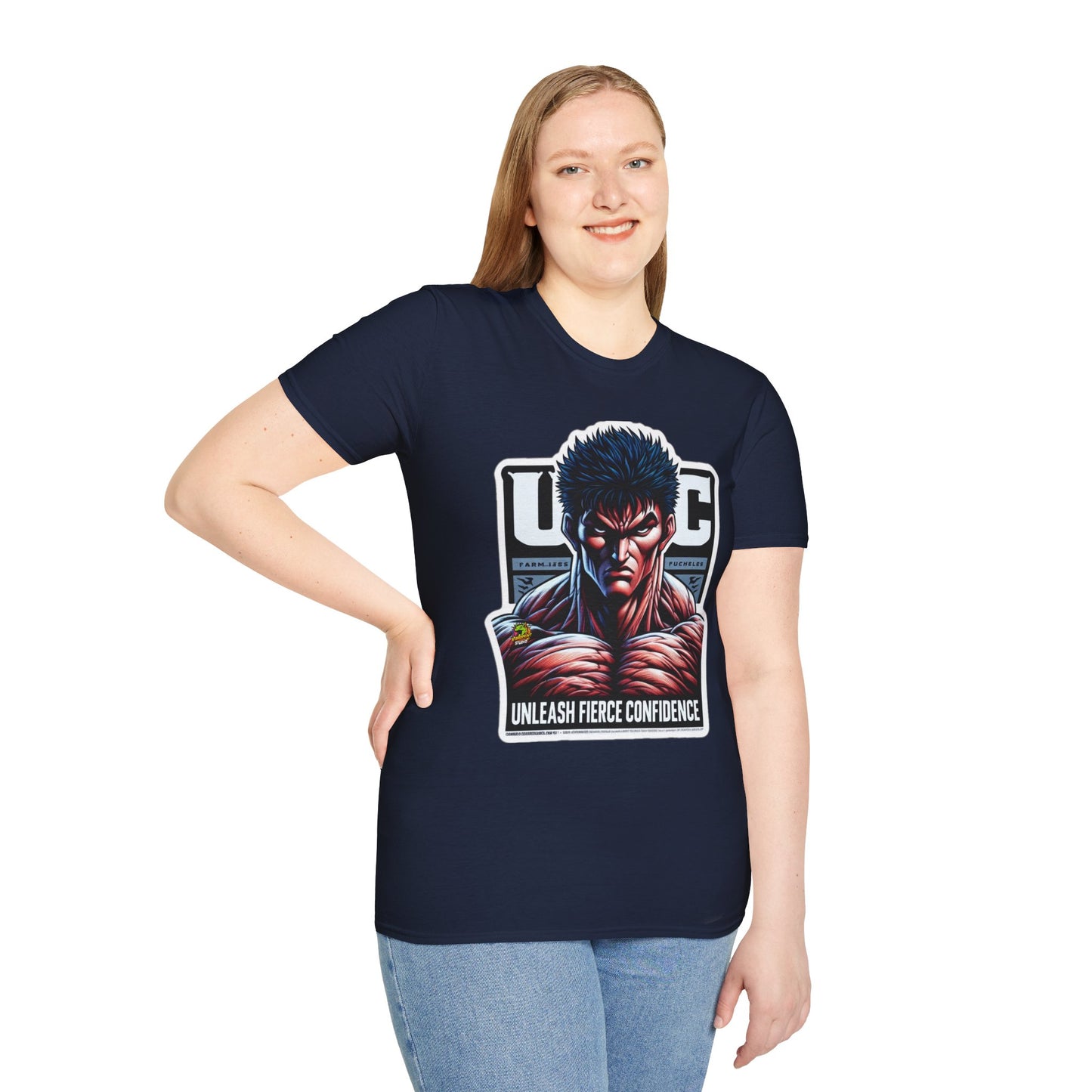 UFC T Shirt | Unleash Fierce Confidence | UFC Tee with Baki Anime Strength