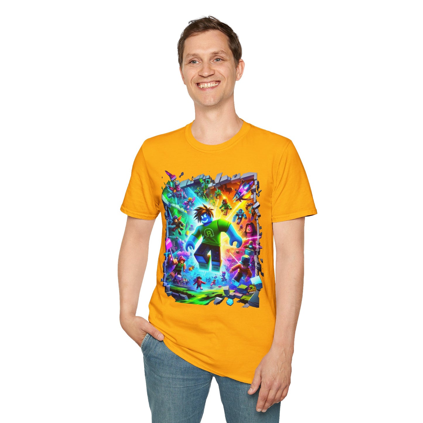 Cool - Roblox Adventure T-Shirt for Kids | Roblox Clothing for Boys & Girls | Trendy Roblox Graphic Tee | Cool Roblox Merch - premium material. limited stock. Order yours now and stand out with this exclusive piece!