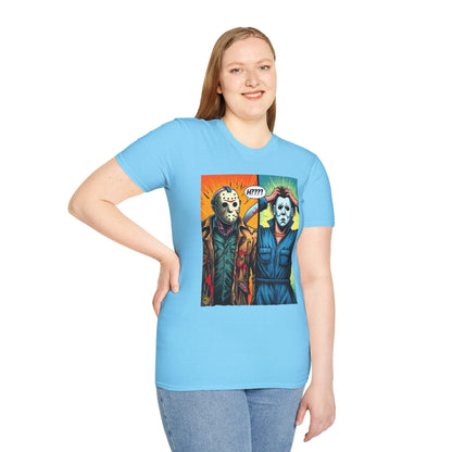 Jason Voorhees & Michael Myers Shirt | Funny Halloween Picnic Tee