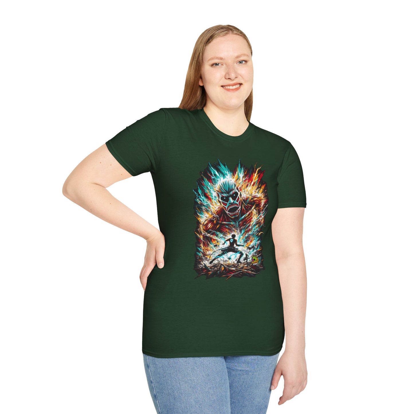 Eren Yeager Titan’s Power Tee | Attack on Titan Shirt | Shingeki no - VibroPrint Studio