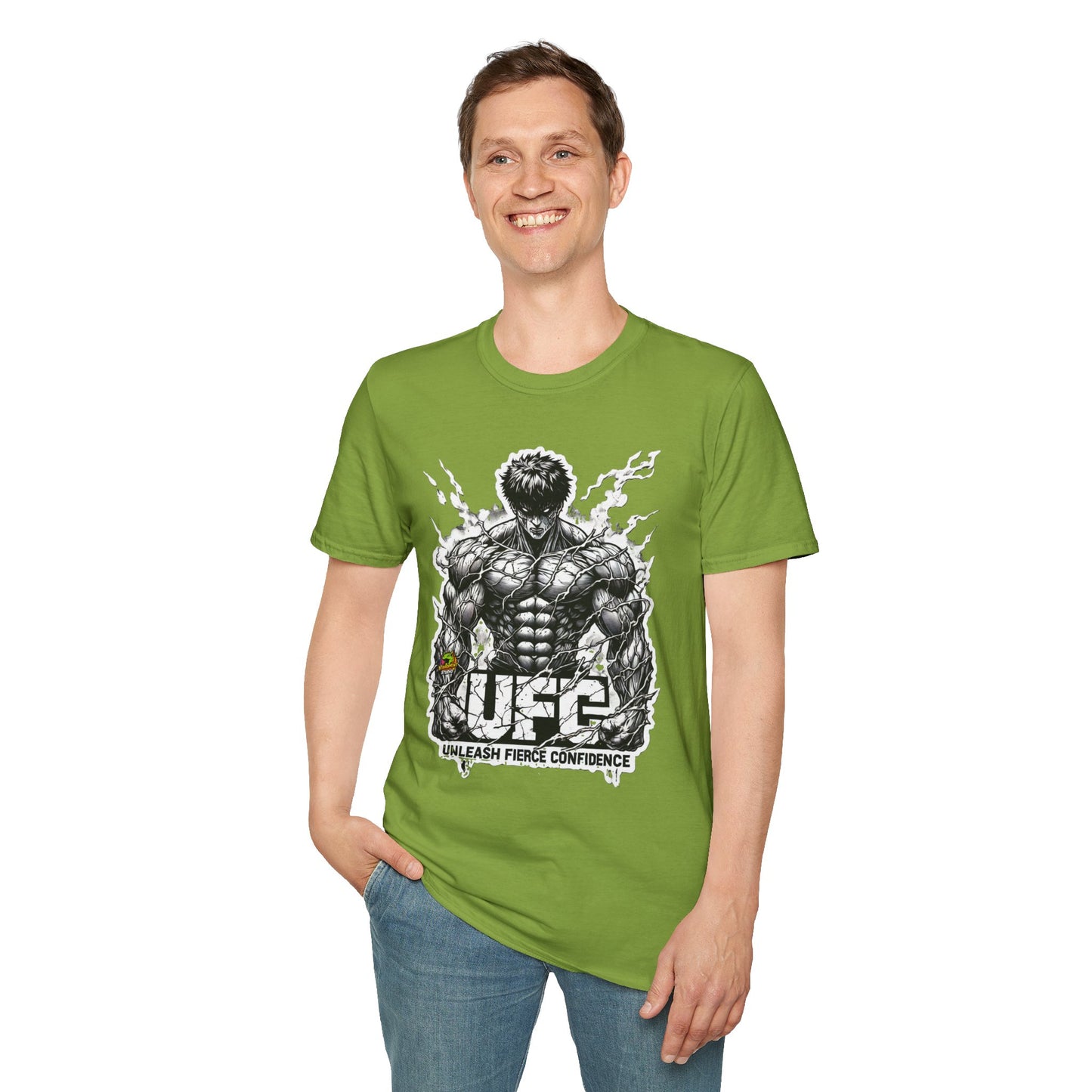 UFC T Shirt | Unleash Fierce Confidence | UFC Tee with Baki Anime Inspiration for Athletes