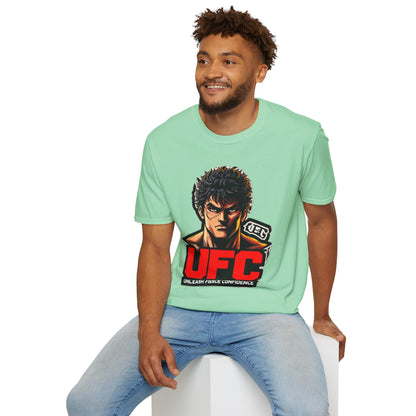 UFC T Shirt | Unleash Fierce Confidence | Motivational UFC Tee with Baki Anime Elements