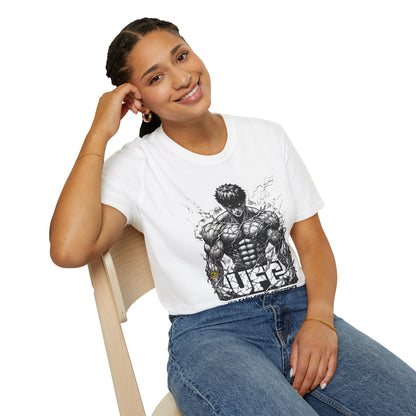 UFC T Shirt | Unleash Fierce Confidence | UFC Tee with Baki Anime Inspiration for Athletes