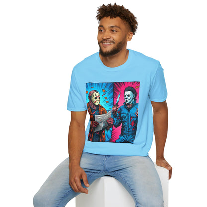 Michael Myers Vintage Tee | Jason Voorhees Funny Halloween Picnic Shirt