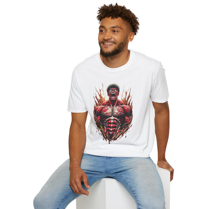 Tee - UFC T Shirt | Unleash Fierce Confidence | UFC Tee with Baki Anime Power for Athletes - premium material. perfect gift idea. Order yours now and stand out with this exclusive piece!