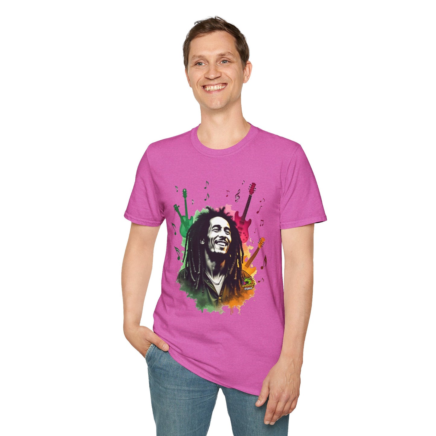 Bob Marley T-Shirt - Reggae Icon - VibroPrint Studio