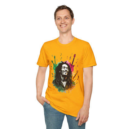 Bob Marley T-Shirt - Reggae Icon - VibroPrint Studio