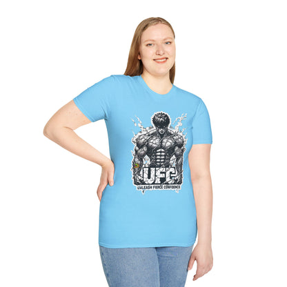 UFC T Shirt | Unleash Fierce Confidence | UFC Tee with Baki Anime Inspiration for Athletes