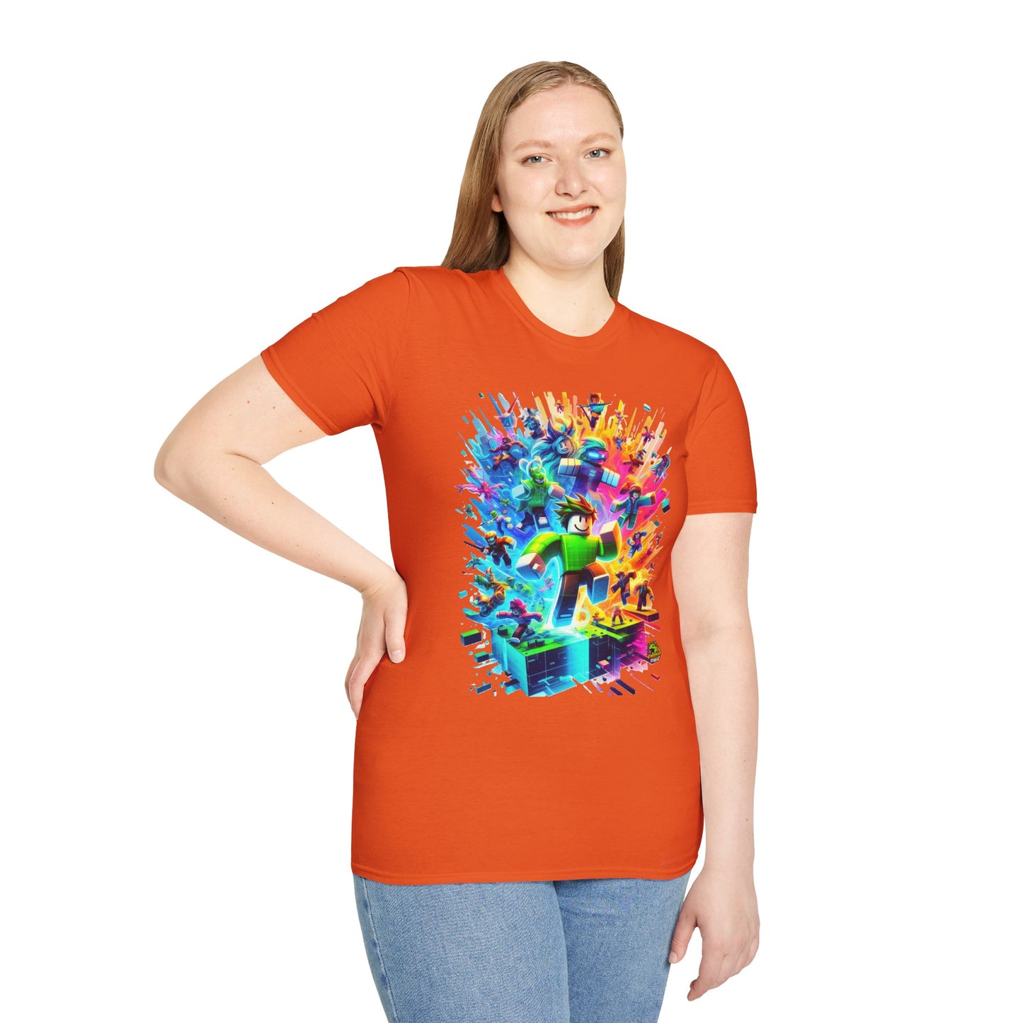 product - Cool Roblox Gamer Tee for Boys & Girls | Roblox Adventure Shirt | Roblox Graphic T-Shirt | Fun Gift for Roblox Lovers - premium material. perfect gift idea. Order yours now and stand out with this exclusive piece!