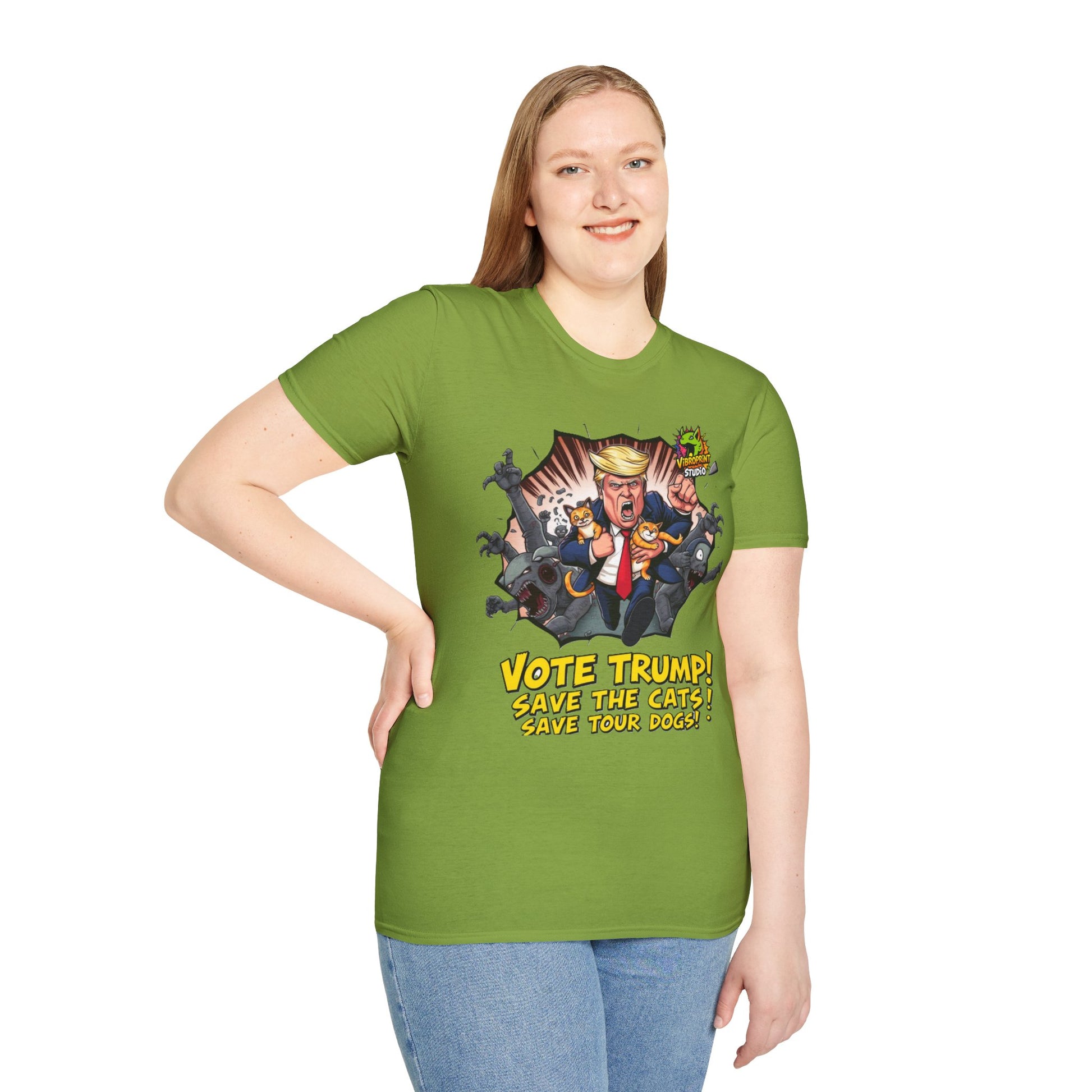 Funny - They're Eating the Dogs Tee | Trump Election Satire Shirt | Funny Political Graphic Tee - custom-made. limited stock. Order yours now and stand out with this exclusive piece!