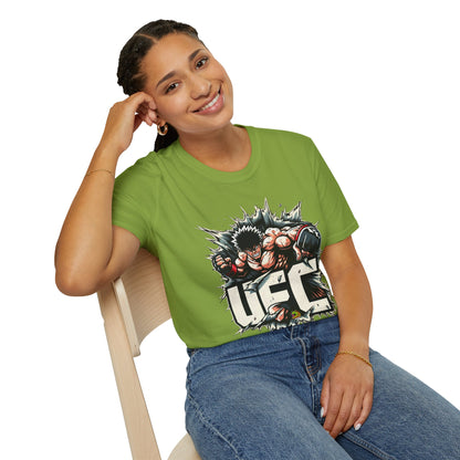 Halloween graphic tee - UFC T Shirt | Unleash Fierce Confidence | UFC Tee Shirts for Gym & Anime Lovers - trending style. unique graphic tee featuring iconic horror characters. Order yours now and stand out with this exclusive piece!