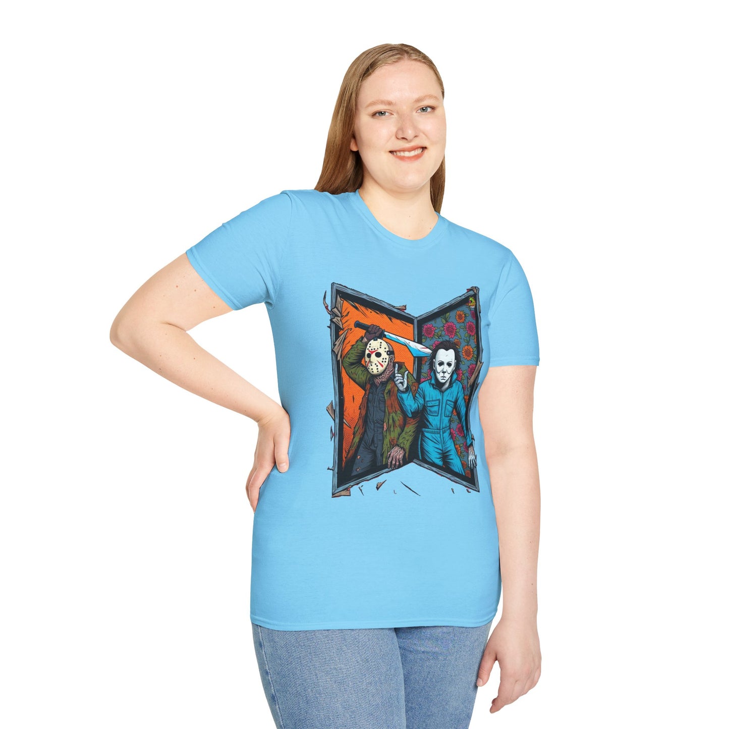 Jason Voorhees & Michael Myers T-Shirt | Funny Horror Tee