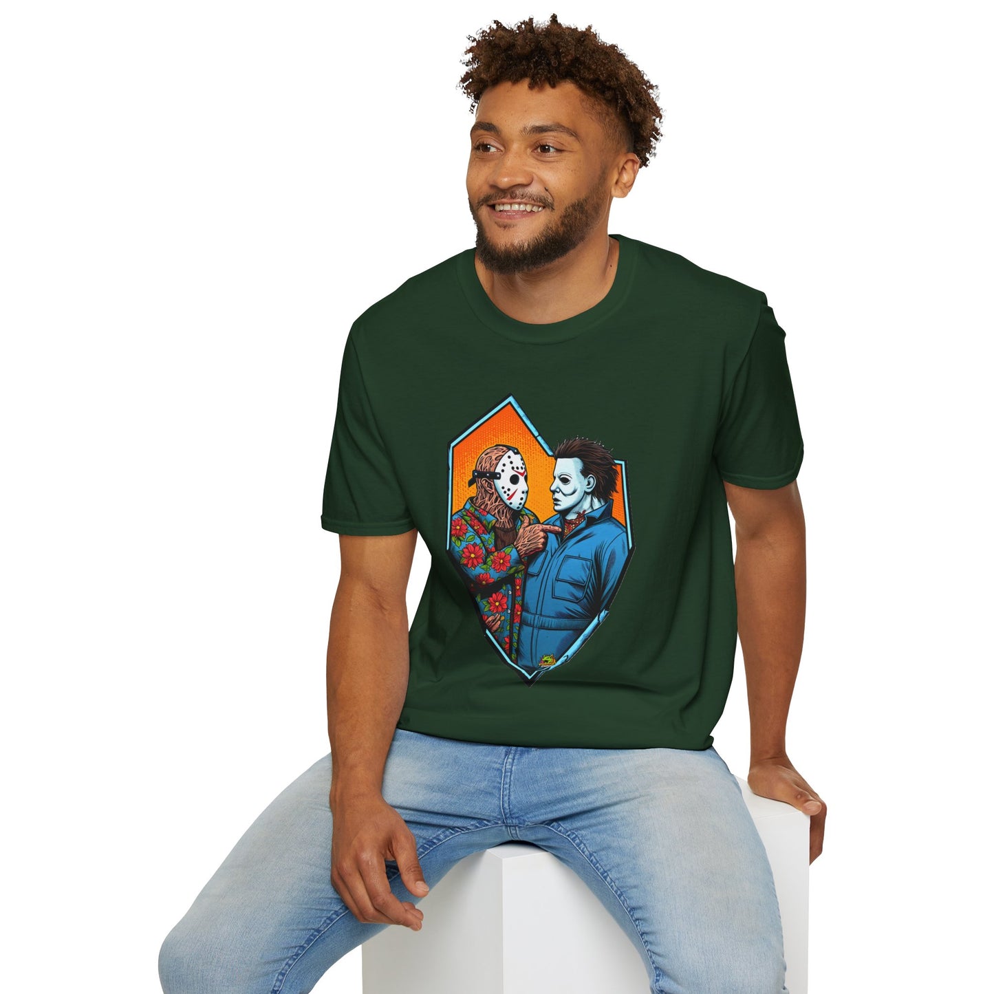 Michael Myers Vintage Shirt | Jason & Michael Funny Horror Tee