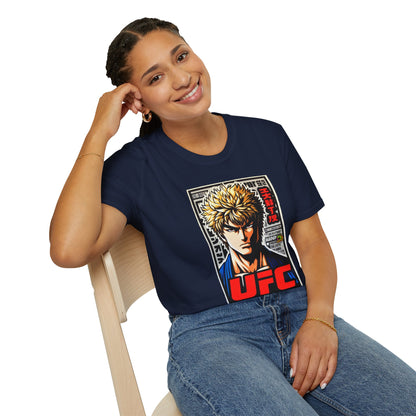 horror-themed apparel - UFC T Shirt | Unleash Fierce Confidence | UFC Tee for Gym Inspired by Baki - spooky season. limited edition vintage horror design. Order yours now and stand out with this exclusive piece!