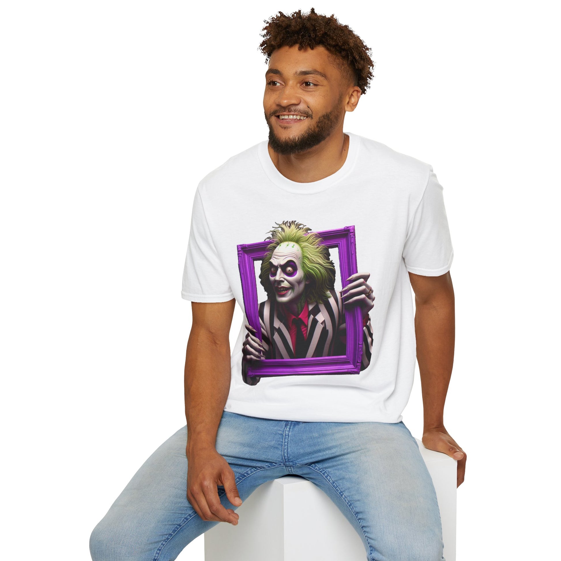 | - Beetlejuice Shirt | Halloween Horror Graphic Tee | Classic Beetlejuice Movie Design | Funny Halloween T-Shirt - custom-made. perfect gift idea. Order yours now and stand out with this exclusive piece!