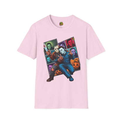 Shirt - Jason Voorhees & Michael Myers Funny Shirt | Halloween Picnic Tee - custom-made. perfect gift idea. Order yours now and stand out with this exclusive piece!