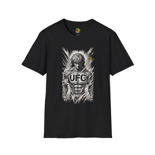 UFC T Shirt | Unleash Fierce Confidence | UFC Tee with Baki Anime T Shirt Inspiration - High Quality Image