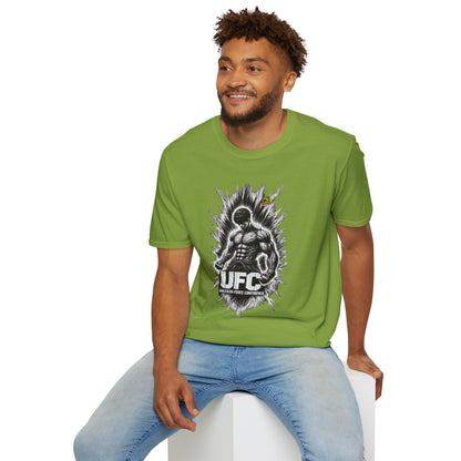 UFC T Shirt | Unleash Fierce Confidence | Motivational UFC Tee with Baki Anime T Shirt