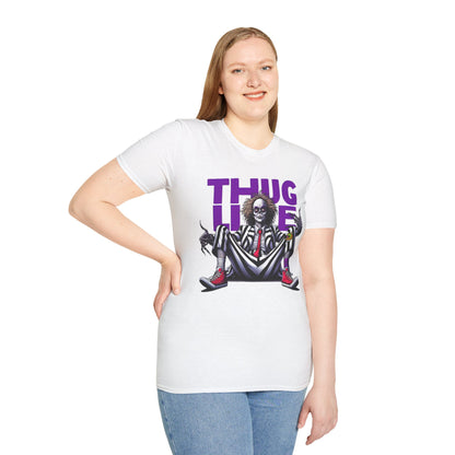 Shirt - Beetlejuice Shirt | Thug Life Halloween Tee | Classic Beetlejuice Graphic T-Shirt for Fans - premium material. perfect gift idea. Order yours now and stand out with this exclusive piece!