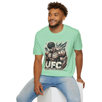 UFC T Shirt | Unleash Fierce Confidence | Motivational UFC Tee with Baki Anime Influence