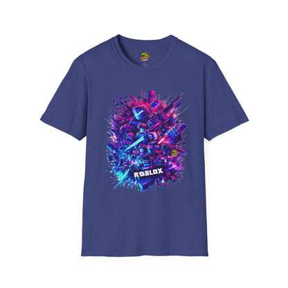 Roblox - Roblox T-Shirt - Blocky Universe - premium material. perfect gift idea. Order yours now and stand out with this exclusive piece!