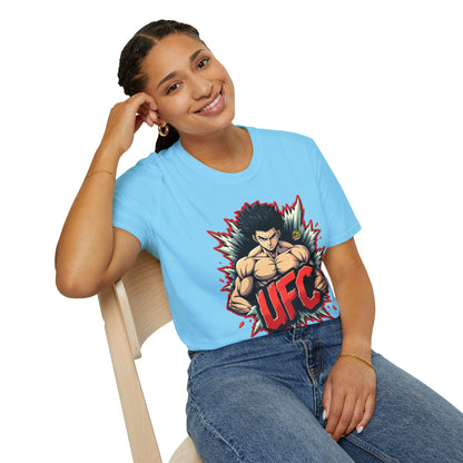 UFC T Shirt | Unleash Fierce Confidence | UFC Tee with Baki Anime Inspiration for Gym