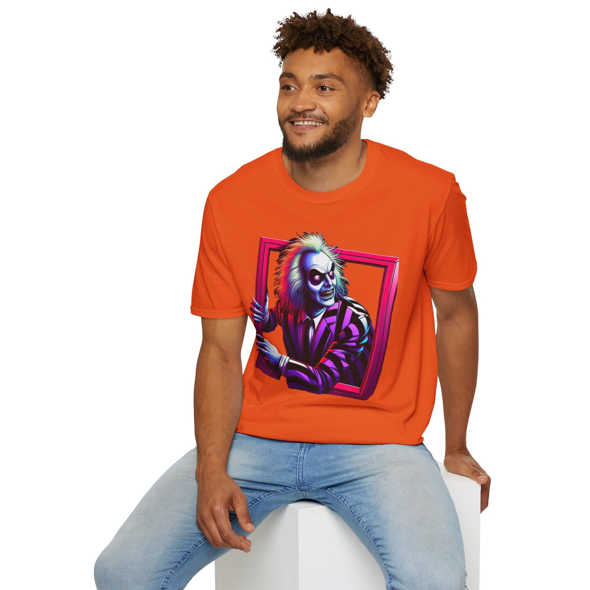 Merch - Beetlejuice Shirt | Classic Beetlejuice Tee | Creepy Beetlejuice Tee | Beetlejuice Movie Merch - premium material. limited stock. Order yours now and stand out with this exclusive piece!