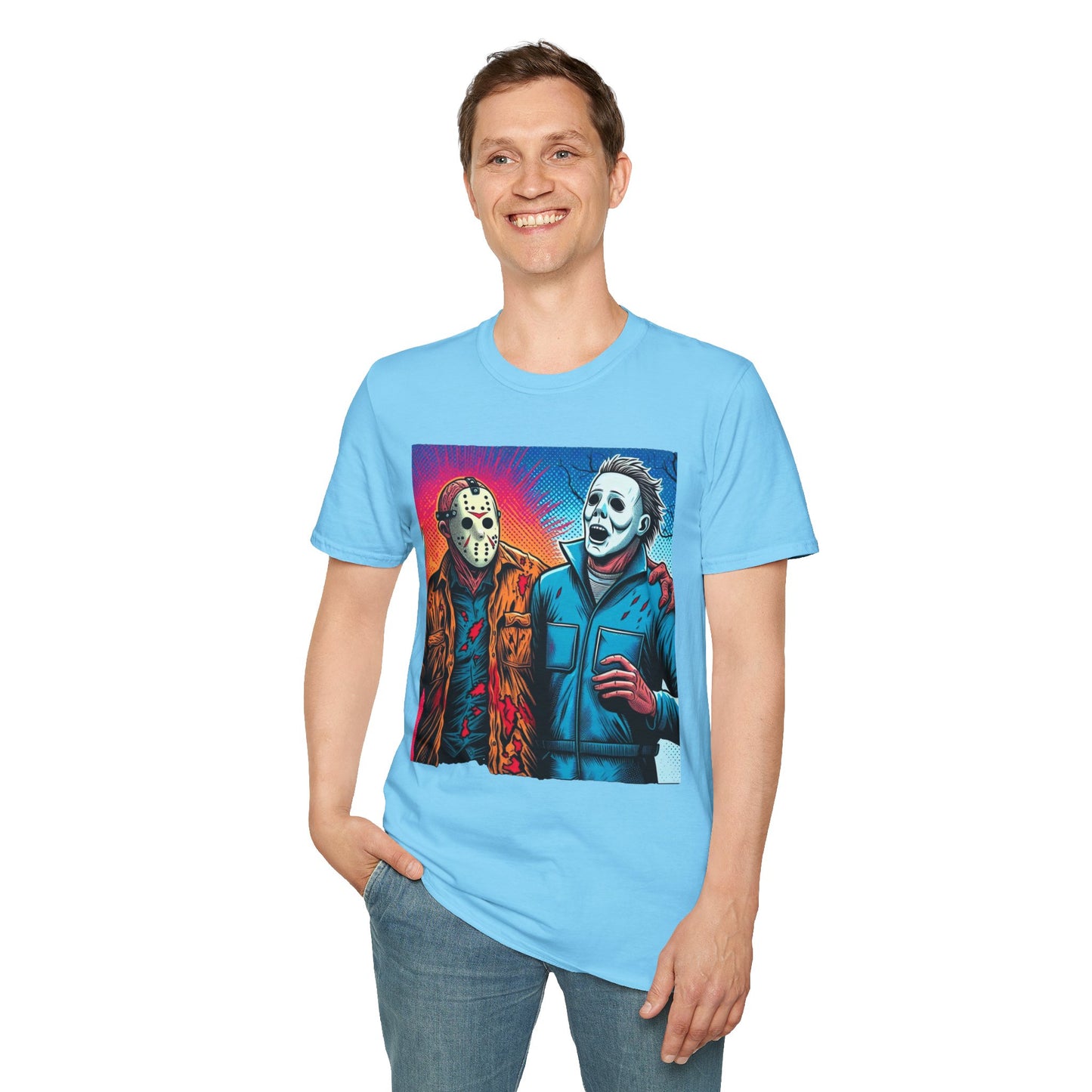 Jason Voorhees & Michael Myers Shirt | Funny Vintage Halloween Tee