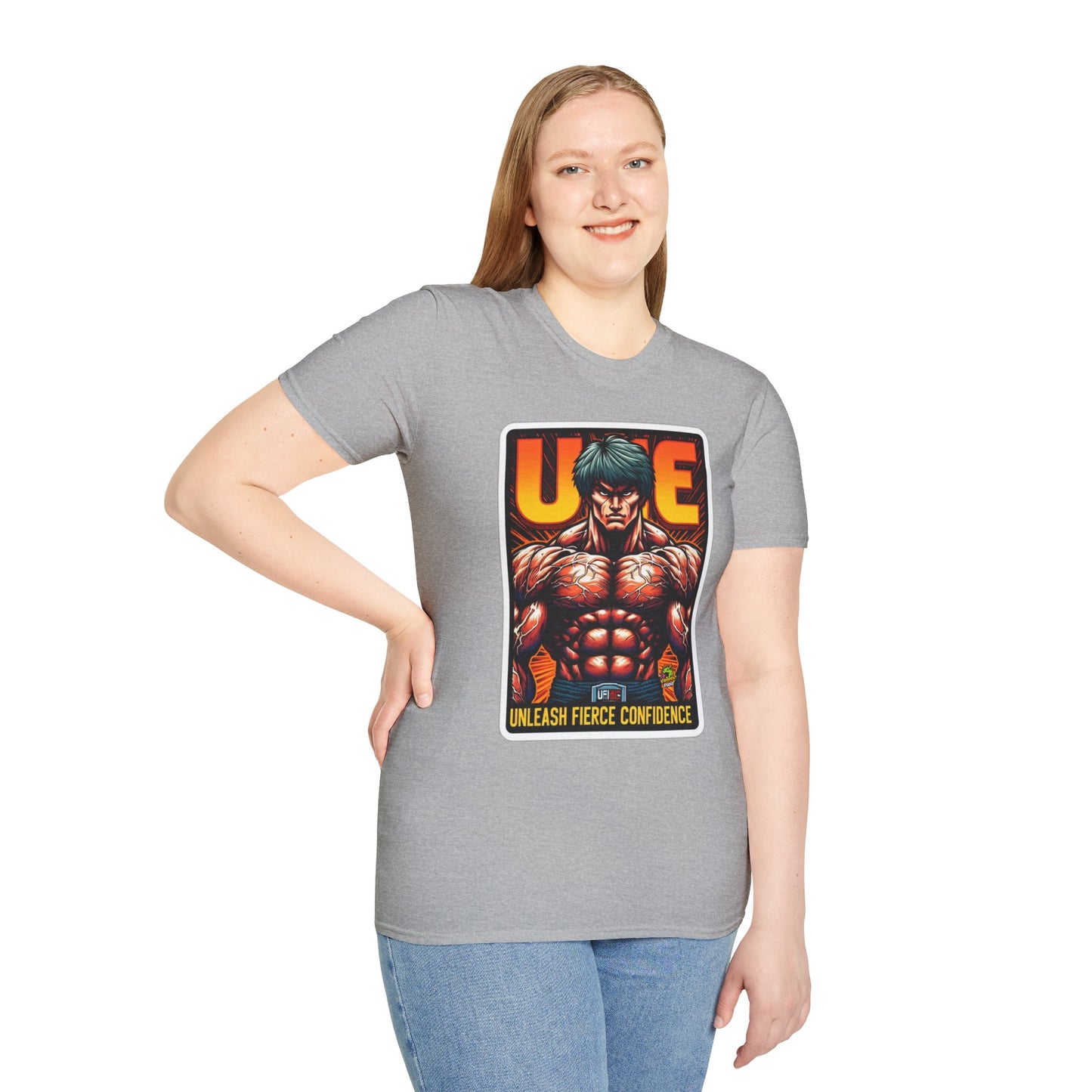 | - UFC T Shirt | Unleash Fierce Confidence | Motivational UFC Tee for Gym & Baki Anime Fans - premium material. limited stock. Order yours now and stand out with this exclusive piece!