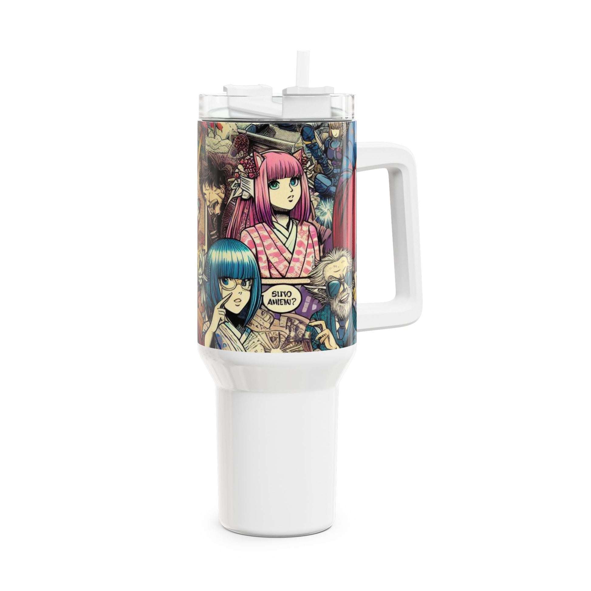 cup - Stanley cup | Colorful Geek Drinkware for Anime and Comics Fans | Cartoon Tumbler - custom-made. perfect gift idea. Order yours now and stand out with this exclusive piece!