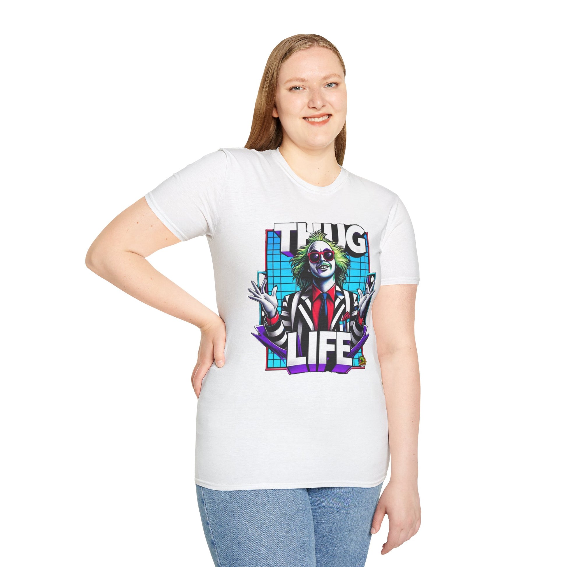 Women - Beetlejuice Shirt | Funny Thug Life Graphic Tee | Halloween Beetlejuice T-Shirt for Men & Women - custom-made. limited stock. Order yours now and stand out with this exclusive piece!