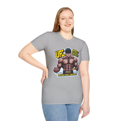 UFC T Shirt | Unleash Fierce Confidence | Motivational UFC Tee with Baki Anime Elements