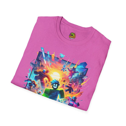 Trendy Roblox T-Shirt for Boys & Girls | Roblox Kids Clothing | Roblox Adventure Graphic Tee | Cool Gift for Roblox Fans