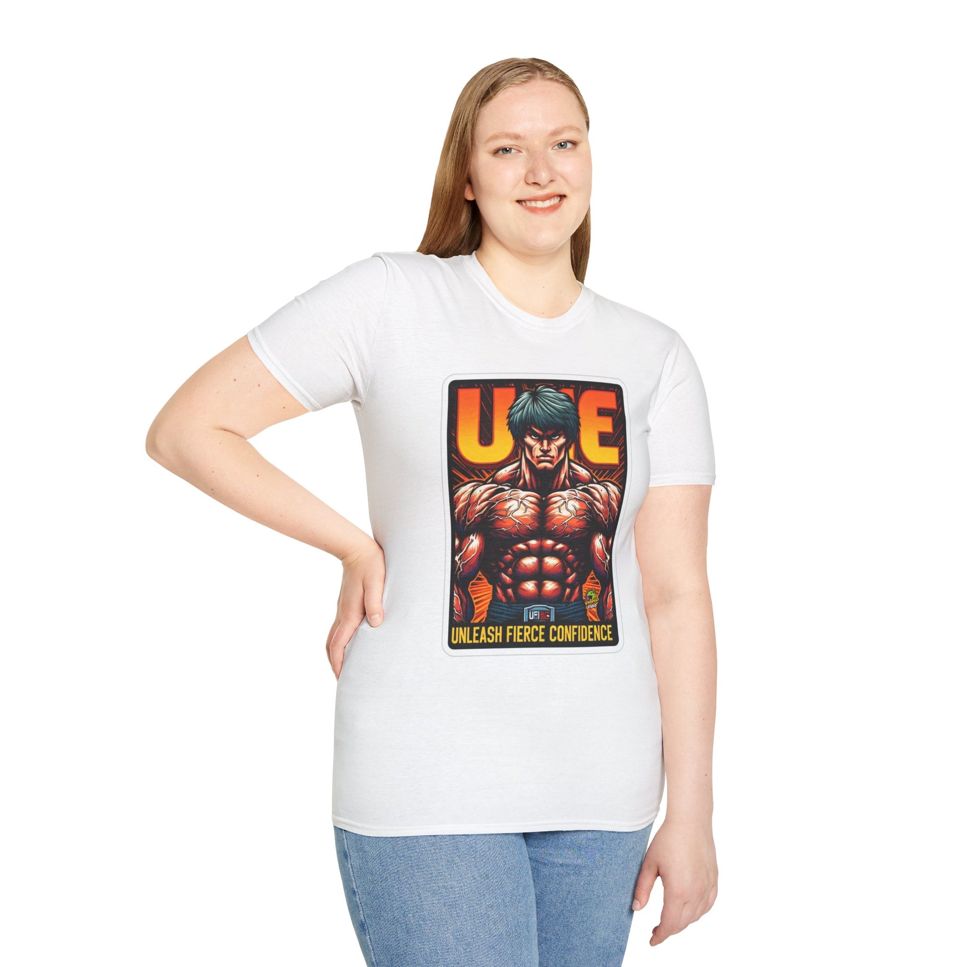 Tee - UFC T Shirt | Unleash Fierce Confidence | Motivational UFC Tee for Gym & Baki Anime Fans - premium material. limited stock. Order yours now and stand out with this exclusive piece!