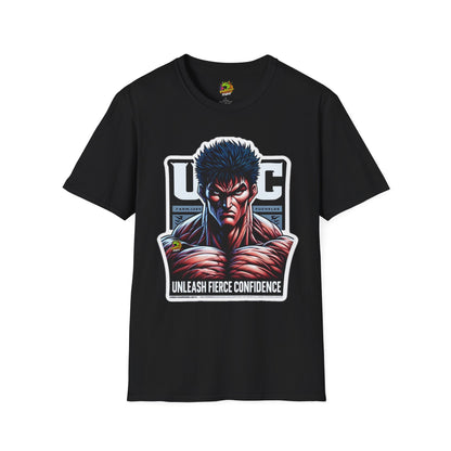 UFC T Shirt | Unleash Fierce Confidence | UFC Tee with Baki Anime Strength - High Quality Image