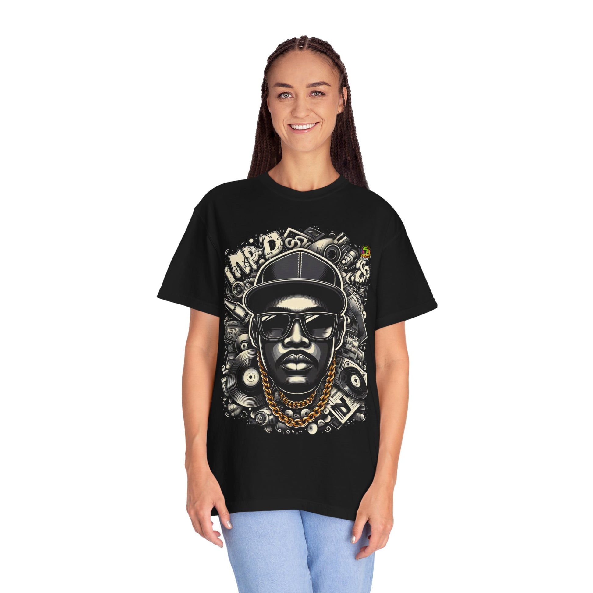 Rapper - Rapper Merch Hip-Hop Icon Caricature | Urban Street Style T-Shirt - premium material. limited stock. Order yours now and stand out with this exclusive piece!