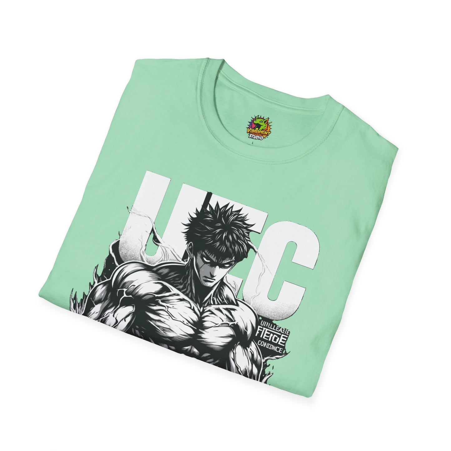 UFC T Shirt | Unleash Fierce Confidence | UFC Tee for Fitness and Baki Anime Fans