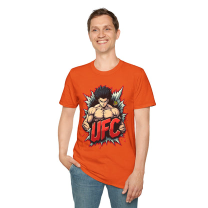 UFC T Shirt | Unleash Fierce Confidence | UFC Tee with Baki Anime Inspiration for Gym