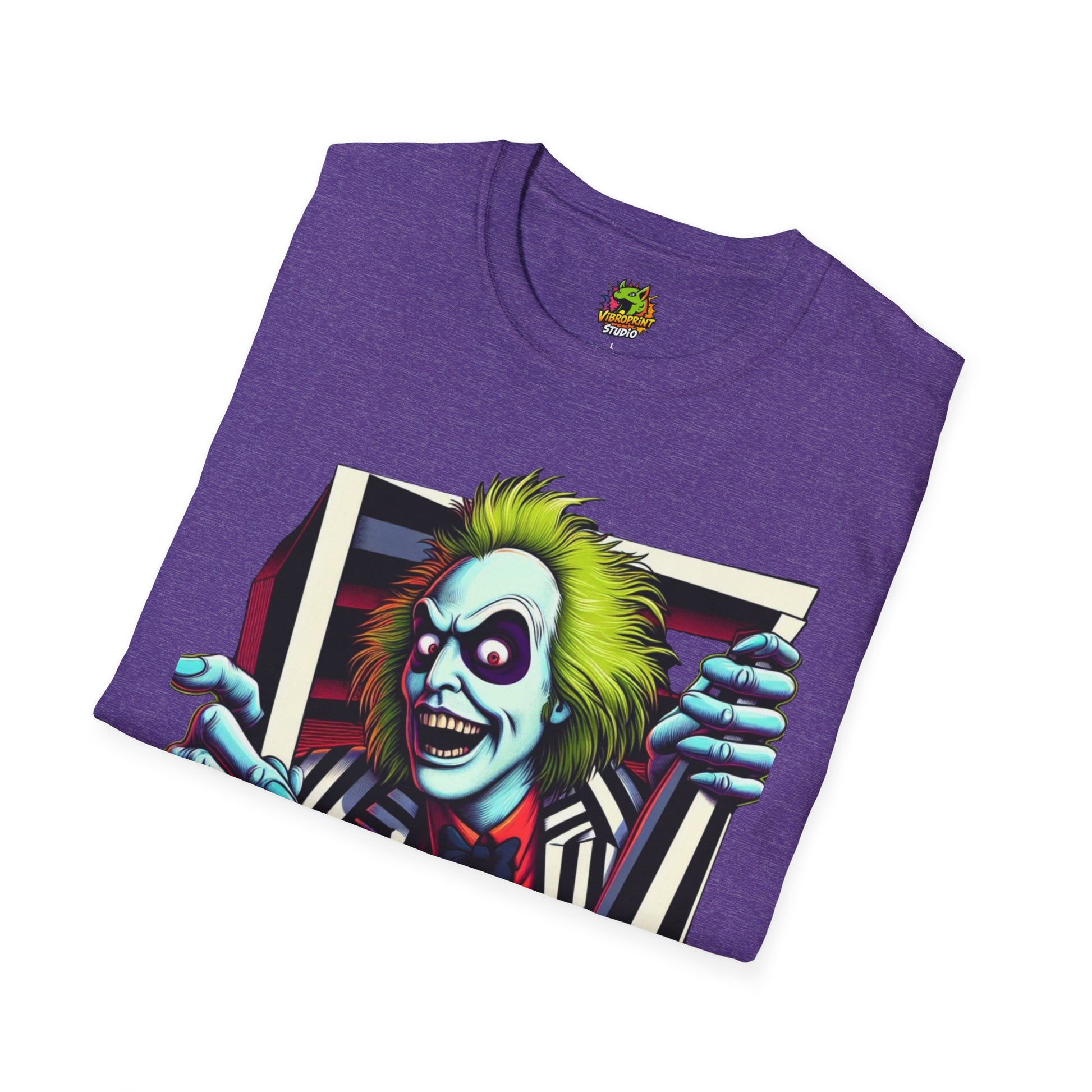 high-quality - Beetlejuice Shirt | Retro Halloween Graphic Tee | Classic Beetlejuice Movie Style | Funny and Spooky T-Shirt for Adults - custom-made. perfect gift idea. Order yours now and stand out with this exclusive piece!