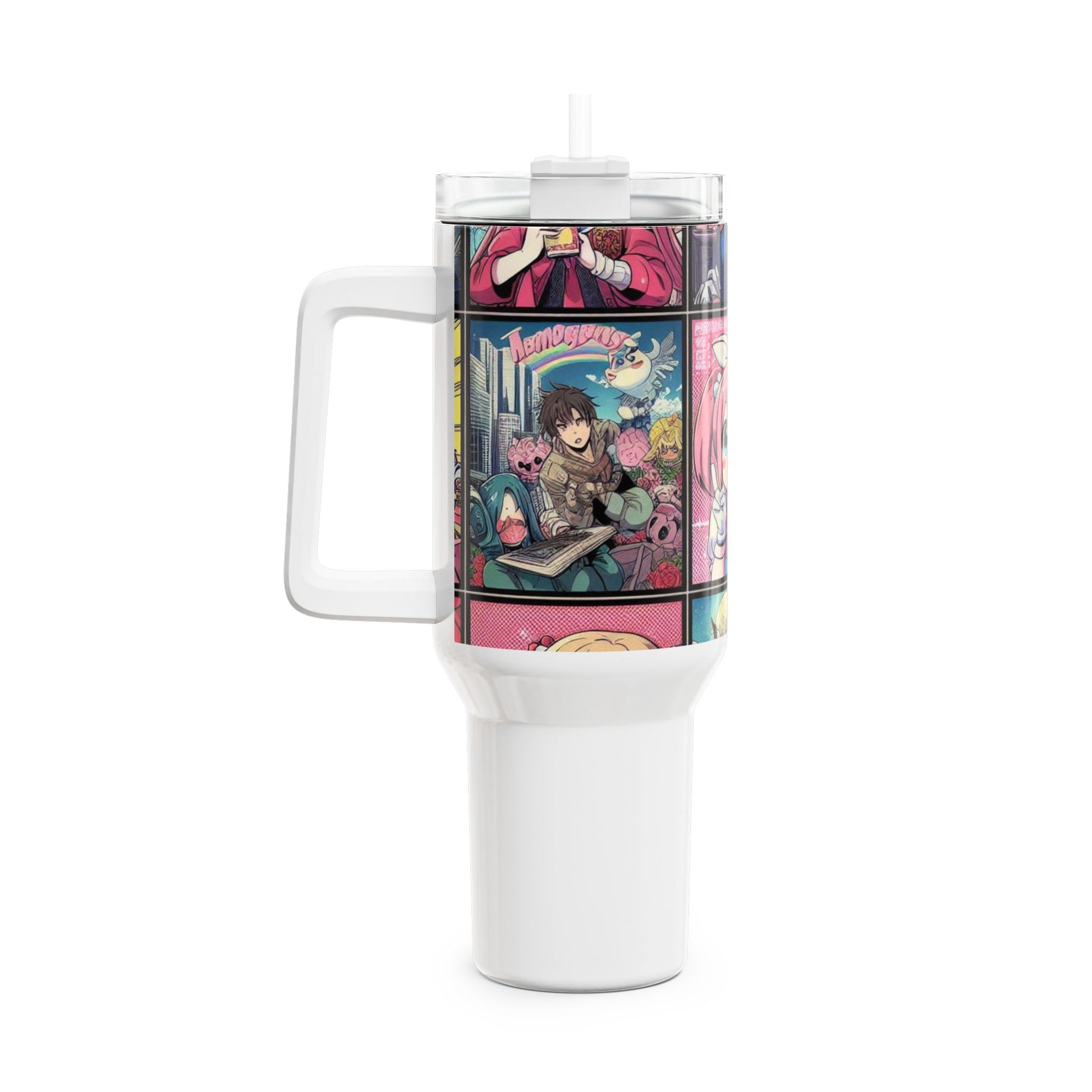 Geek - Stanley Tumbler | Colorful Anime and Comics Tumbler for Gamers | Geek Drinkware - custom-made. limited stock. Order yours now and stand out with this exclusive piece!