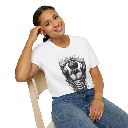 Halloween graphic tee - UFC T Shirt | Unleash Fierce Confidence | Motivational UFC Tee with Baki Anime Inspiration for Athletes - comfortable fit. spooky season t-shirt with unique flair. Order yours now and stand out with this exclusive piece!