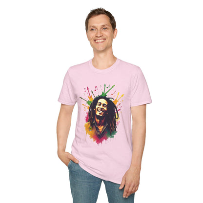 Bob Marley T-Shirt - Vibrant Rasta Energy