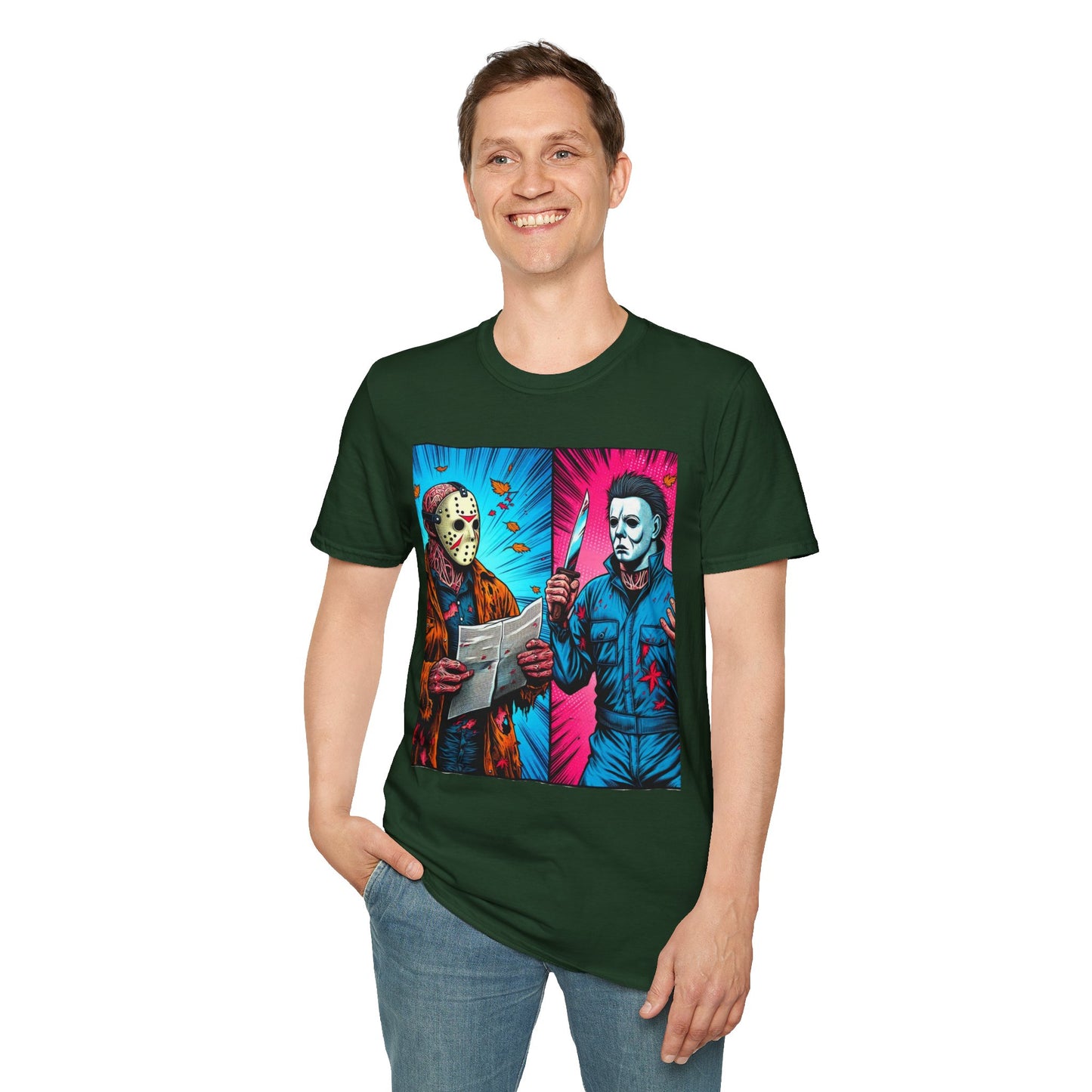 Michael Myers Vintage Tee | Jason Voorhees Funny Halloween Picnic Shirt