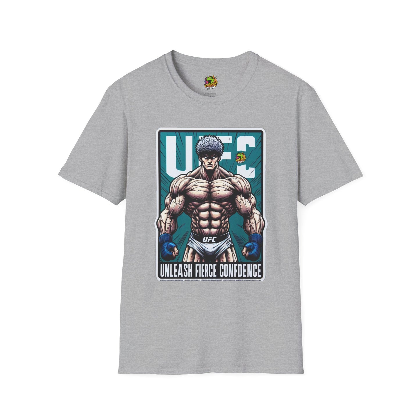 UFC - UFC T Shirt | Unleash Fierce Confidence | UFC Tee for Gym and Baki Anime Fans - custom-made. limited stock. Order yours now and stand out with this exclusive piece!