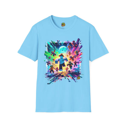 T-Shirt - Cool Roblox Adventure Tee for Kids | Roblox Graphic T-Shirt | Roblox Clothing for Boys & Girls | Fun Gift for Roblox Fans - custom-made. limited stock. Order yours now and stand out with this exclusive piece!