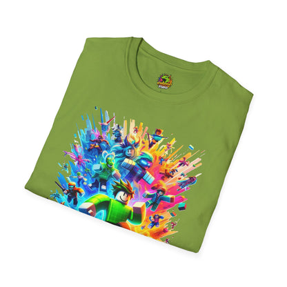 product - Cool Roblox Gamer Tee for Boys & Girls | Roblox Adventure Shirt | Roblox Graphic T-Shirt | Fun Gift for Roblox Lovers - custom-made. perfect gift idea. Order yours now and stand out with this exclusive piece!