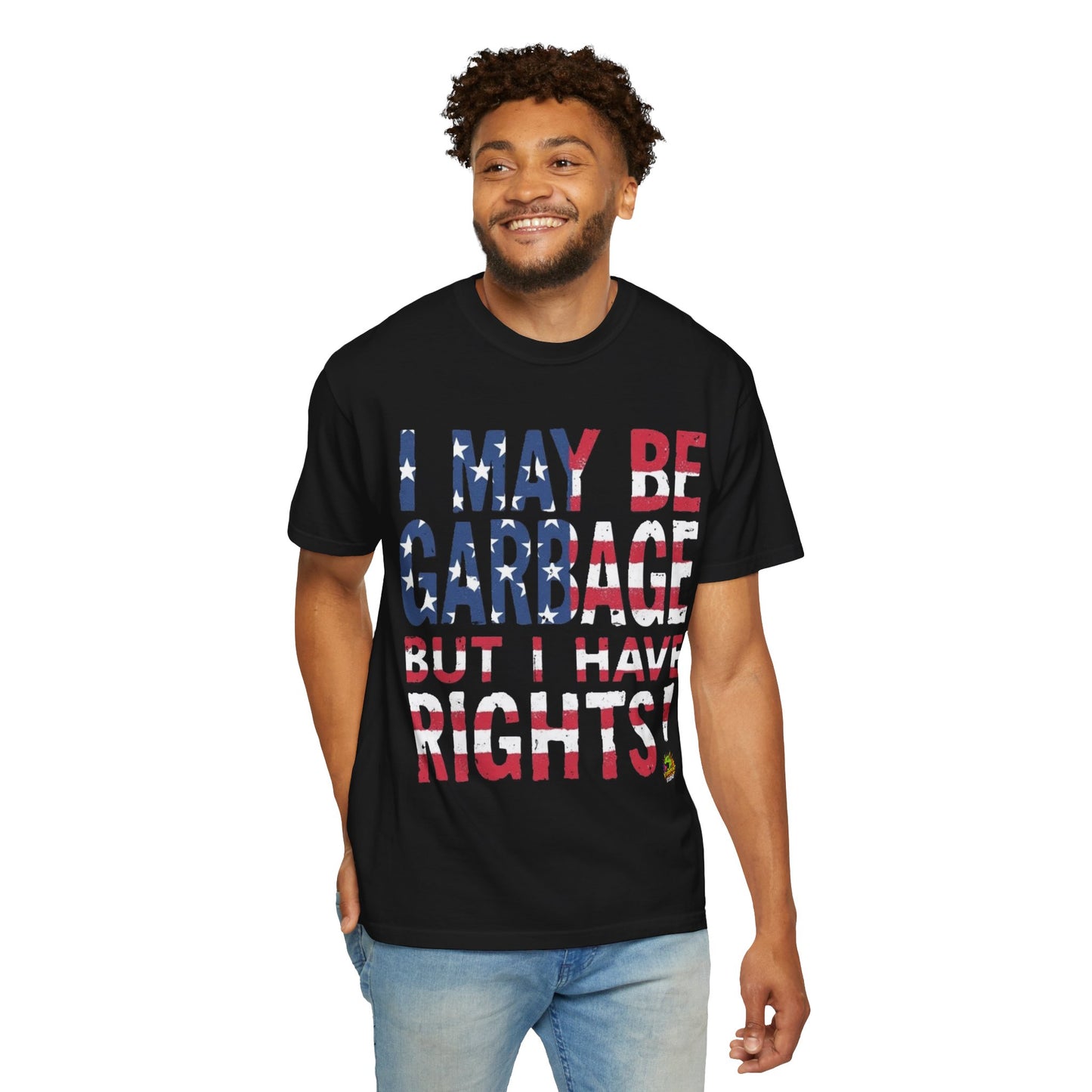 Trump - Garbage Rights T-Shirt - Trump Election Campaign Tee, Celebrate American Values with Humor and Patriotism - custom-made. limited stock. Order yours now and stand out with this exclusive piece!